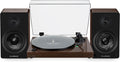 Fluance RT81+ Elite Vinyl Turntable and Ai61 6.5' Stereo Bookshelf Speakers Bundle: High Fidelity Sound, Detailed Audio Reproduction, Seamless Integration (Natural Walnut)