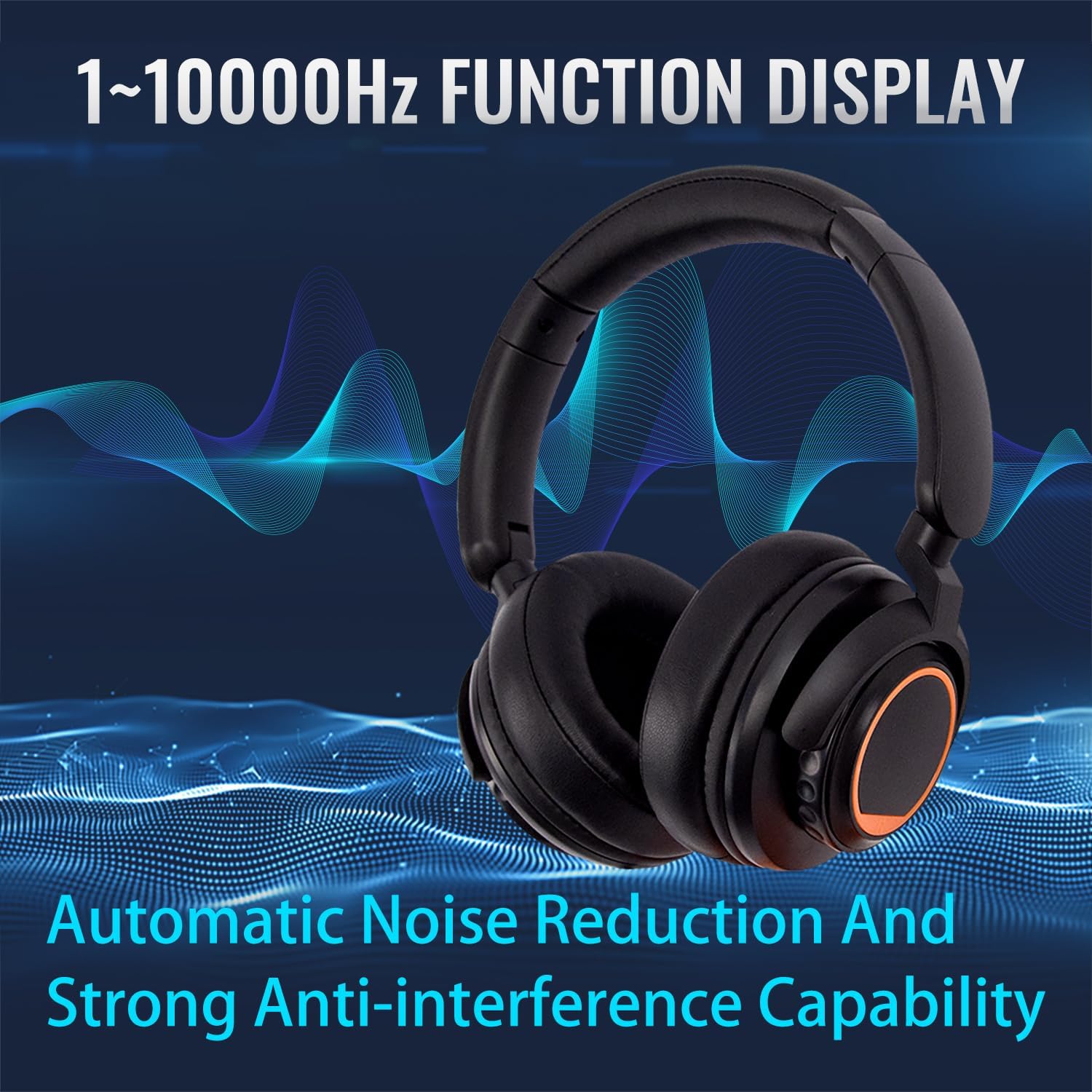 Underground Water Leak Detector for Home Wall & Ground 0.5m Depth High Precision Water Leak Detector Tool with Professional Headphones Carry Case -L50