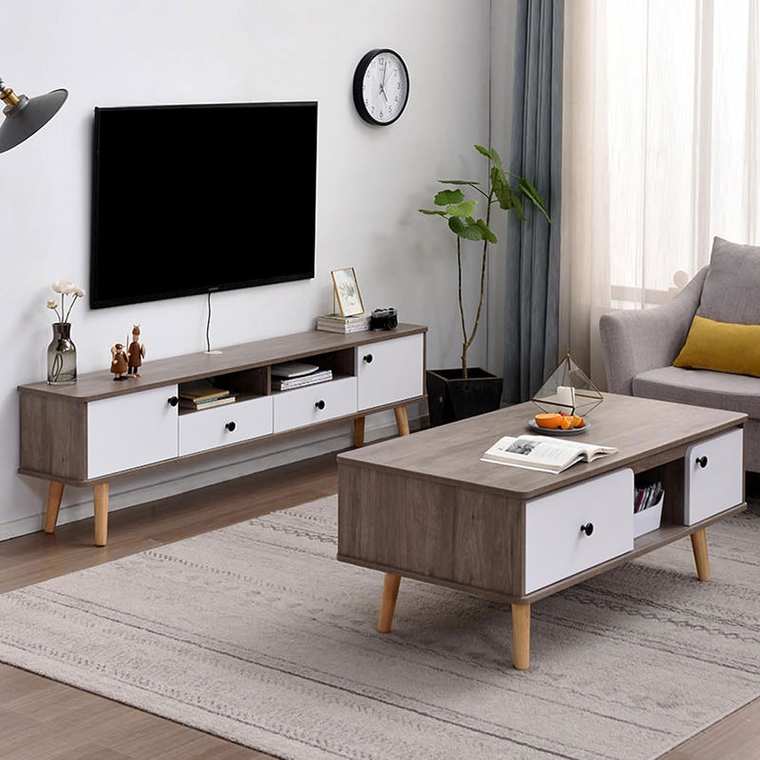 Modern Wall Mounted TV Cabinet Floating TV Shelf Wall Shelf Entertainment Center TV Stands Media TV Console Bookcase Multimedia Storage Cabinet TV Wall Unit Decor Shelf Audio-visual Equipment Shelves