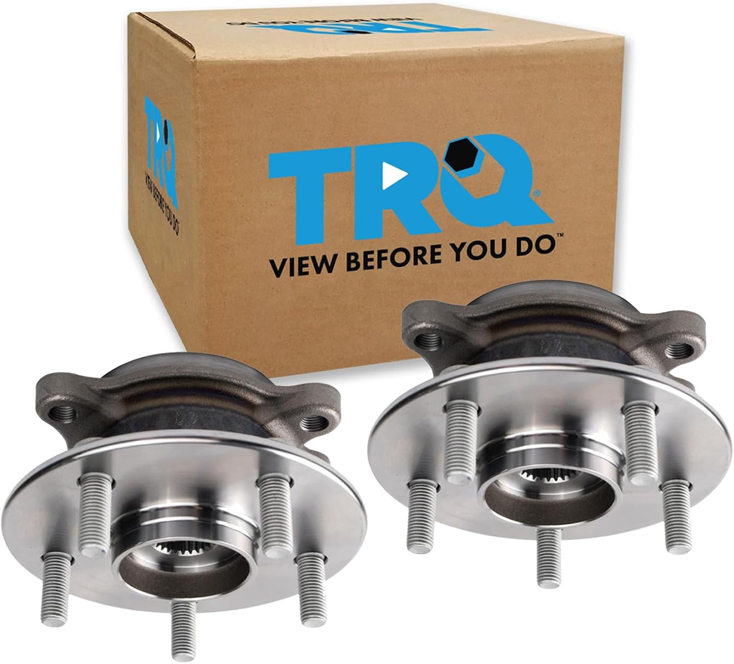 TRQ Front Left and Right Wheel Bearing and Hub Assembly Set 2 Piece Compatible with 21-23 Lexus ES250 2021 Toyota Avalon XLE L4 2.5L 18-22 Camry SE LE XLE XSE L4 2.5L 18-20 Camry L L4 2.5L