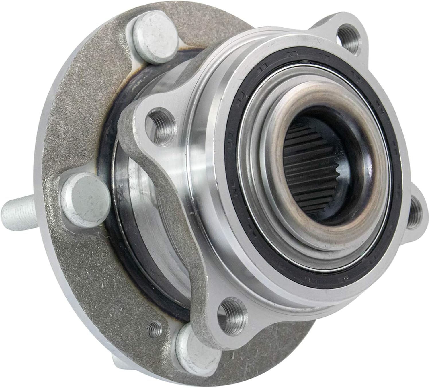 TRQ 2 Piece Wheel Bearing & Hub Assembly Set Compatible with 2007-2014 Hyundai Santa Fe 2013-2014 Santa Fe Sport 2007-2012 Veracruz 2011-2015 Kia Sorento