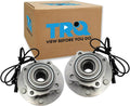 TRQ 2 Piece Rear Wheel Bearing & Hub Assembly Set with ABS Sensor Compatible with 2012-2015 Nissan Armada