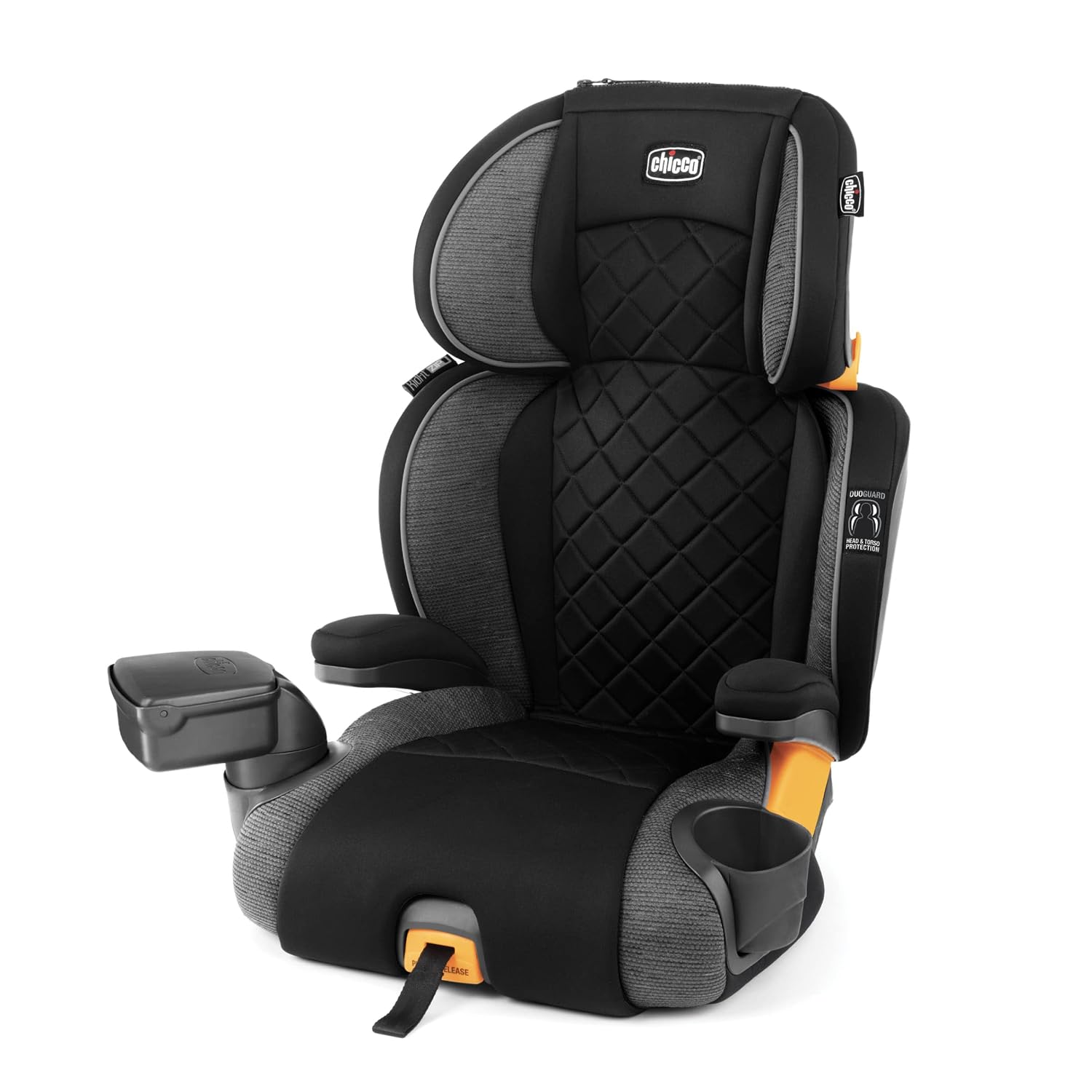 Chicco KidFit Zip Plus 2-in-1 Belt-Positioning Booster Car Seat, Backless and High Back Booster Seat, for Children Aged 4 Years and up and 40-100 lbs., Taurus/Black/Grey