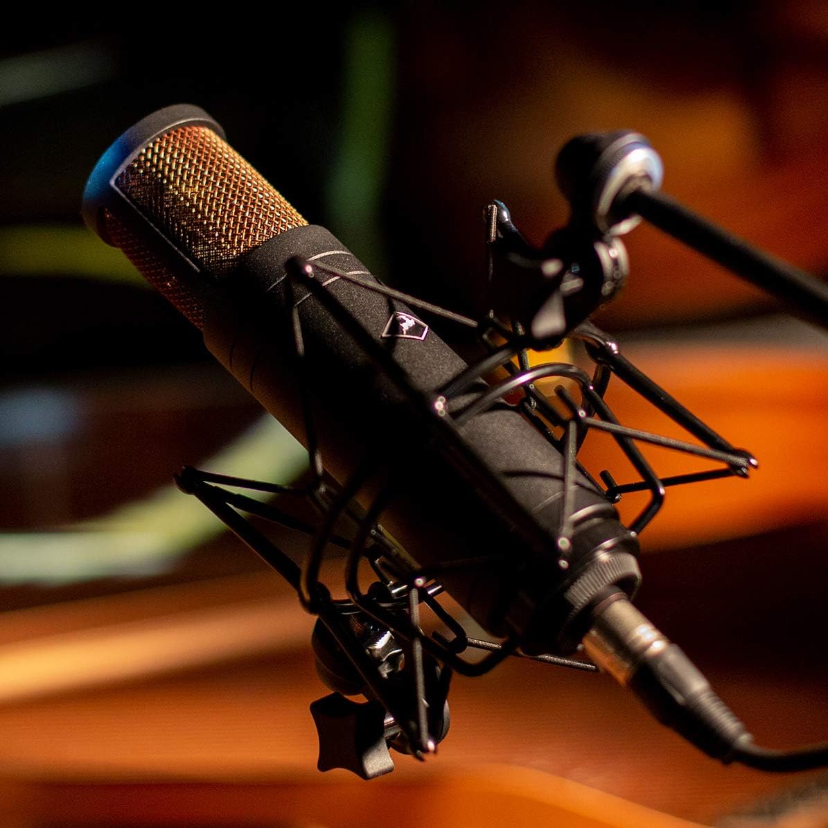 Antelope Audio Edge Duo Double Membrane Condenser Microphone — USB/XLR Mic Compatible w/PC — Professional Studio Microphone for Singing, Podcasting, Gaming, Recording, Streaming, Instruments & Vocals