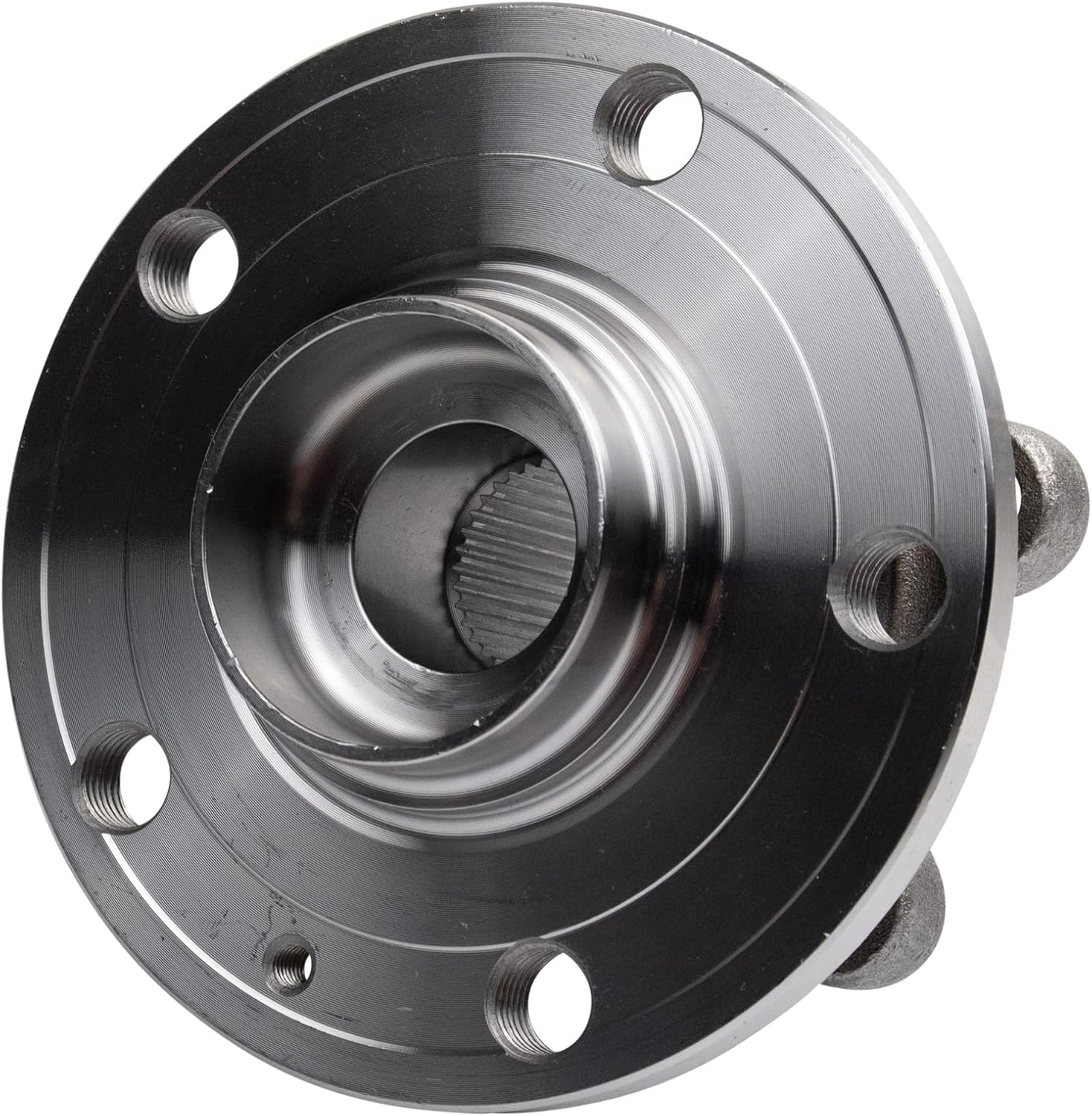 TRQ Left and Right Wheel Bearing and Hub Assembly Set 2 Piece Compatible with 12-19 Volkswagen Beetle 10-13 Golf 10-14 GTI 09-17 Tiguan All Wheel Drive 05-13 Jetta 12-21 Passat