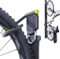 Delta Wall Ride Bike Rack Wall Mount with Tire Wall Guard (4-Pack) Cycle – Vertical Bike Mount Holds Up to 100 lbs – Fully Adjustable Vertical Hook Design Provides Easy Bicycle Storage