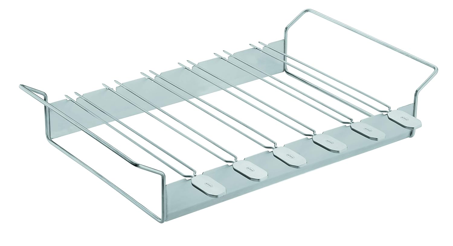 Rösle Stainless Steel 20-inch Kabob Rack With Skewers
