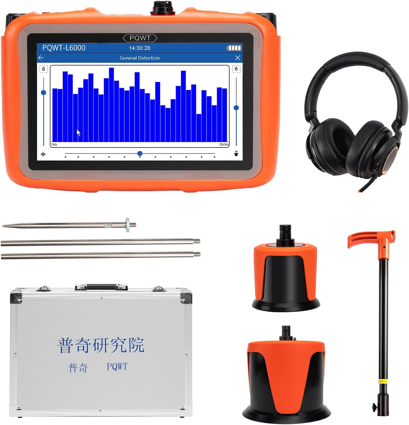 Professional Outdoor Underground Water Leak Detector for Public Utilities Underground Water Leak Locator Water Leak Under Concrete Depth 5m - L6000