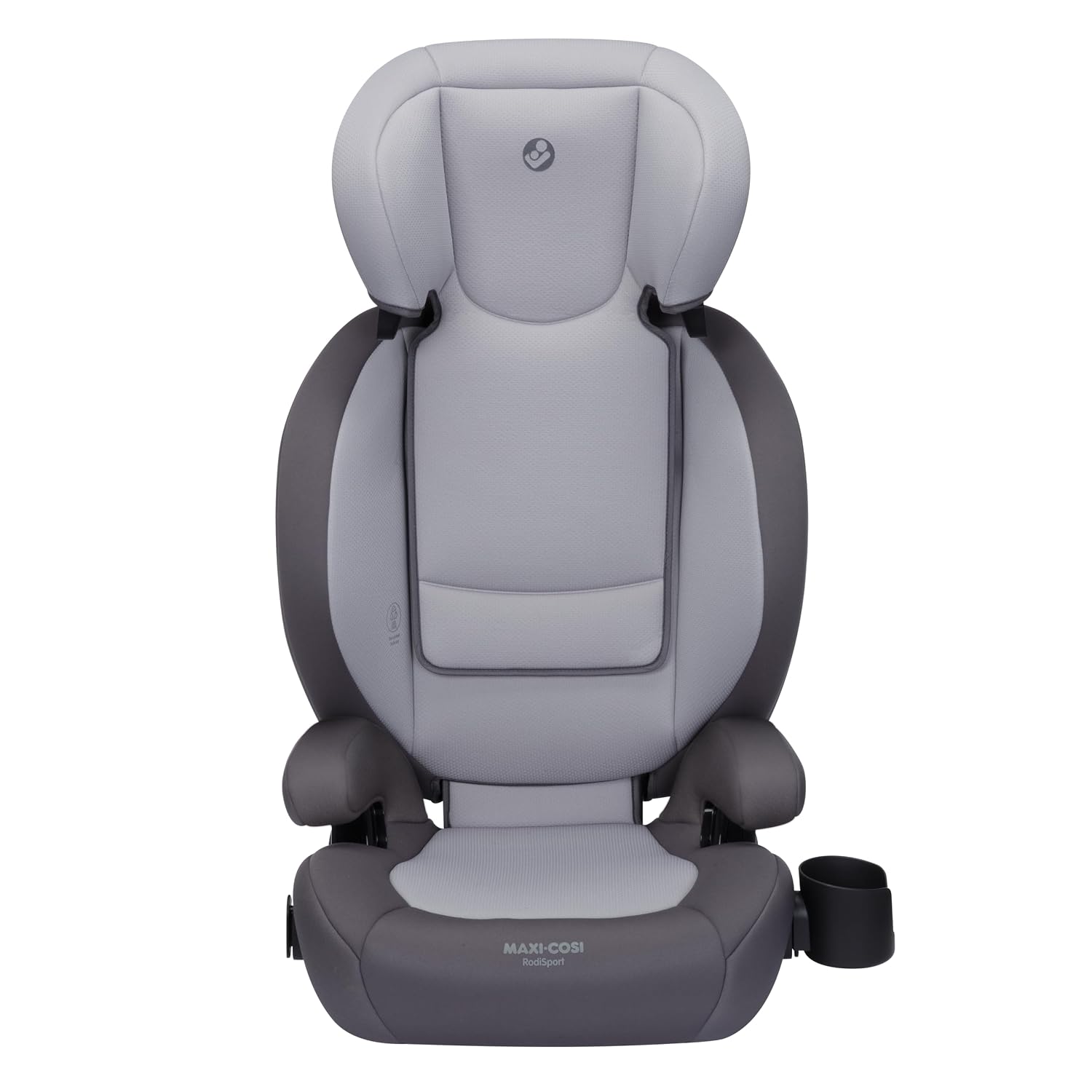 Maxi-Cosi RodiSport Kids Booster Car Seat, High-Back, Backless Booster, 7-Position Headrest, Easy Latch System, Reclining Chair, Belt Guide, Fits 40-100 lbs, 43.4-57 in, Sea Salt