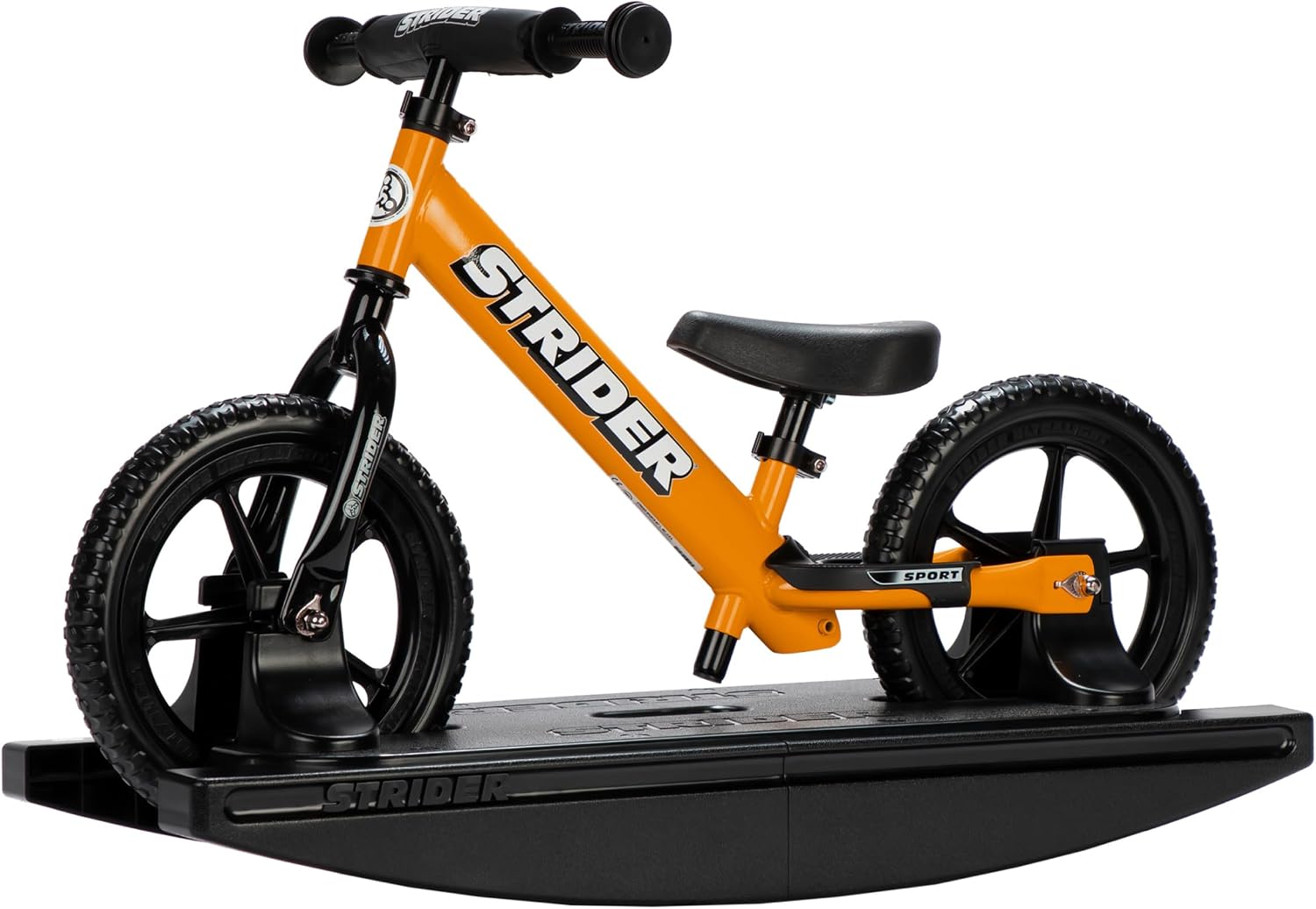 Strider Sport 2-in-1 Rocking Bike - Helps Teach Baby How to Ride a Balance Bicycle - for Kids 6 Months to 4 Years - Easy Assembly & Adjustments