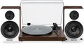 Fluance RT81+ Elite Vinyl Turntable (Walnut) and Ai61 6.5' Stereo Bookshelf Speakers (White Walnut) Bundle: High Fidelity Sound, Detailed Audio Reproduction, Seamless Integration