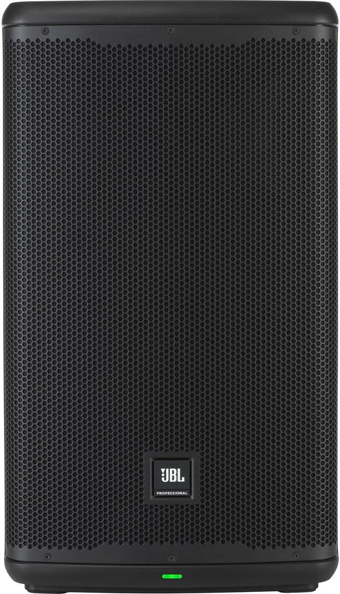 JBL 2x EON712 12' 1300W Powered Portable PA Speaker with Bluetooth and DSP Bundle with 2x Turnstile Audio Height-Adjustable Speaker Stands With Case, 2x 25' XLR Cables