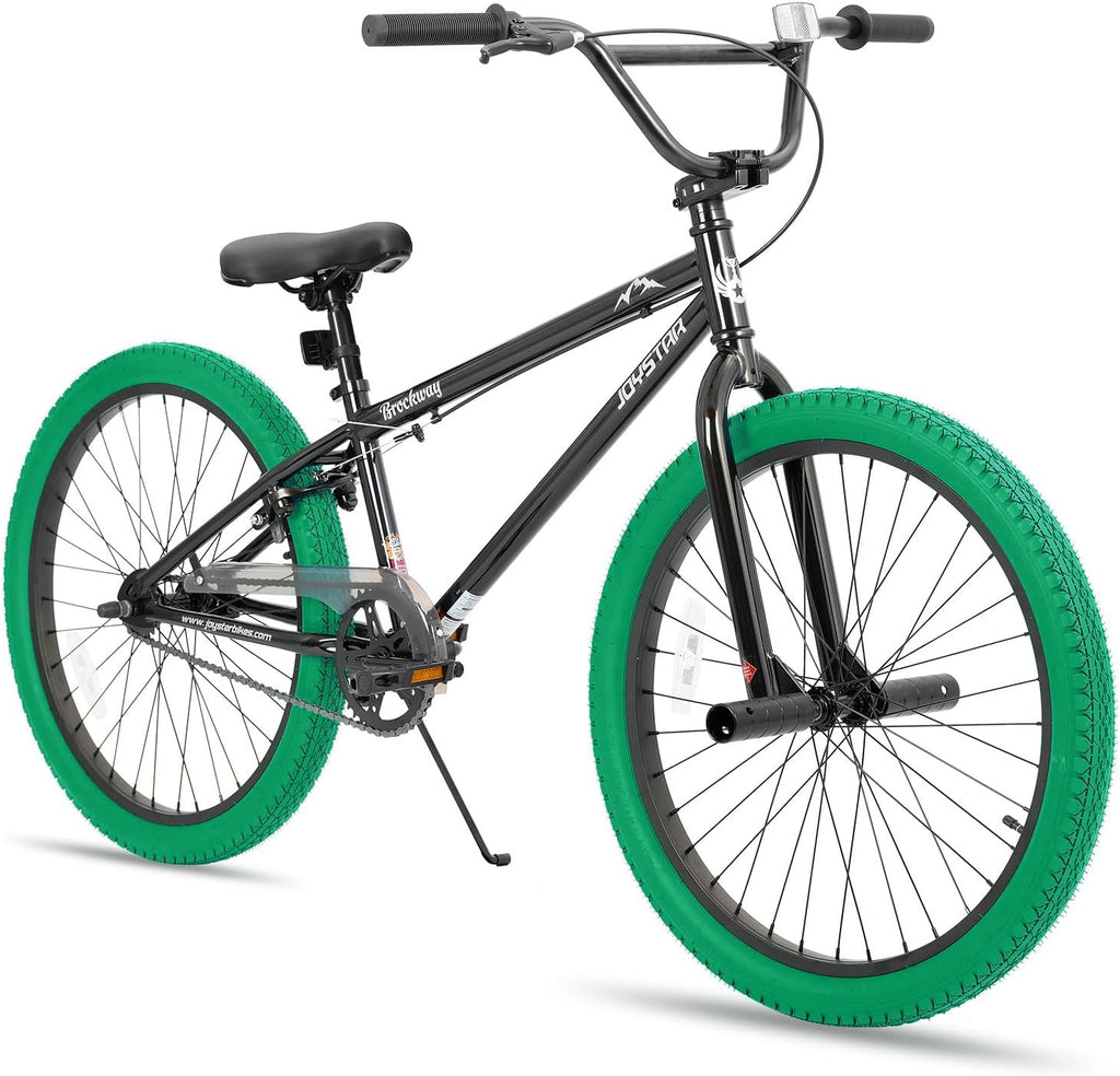 JOYSTAR Brockway Freestyle Kids BMX Bikes 20' 24' Kids Bicycles for 6-14 Years Old Boys Girls and Beginner-Level Riders 2 Pegs Multiple Colors