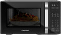 Chefman MicroCrisp Countertop Digital Microwave Oven, Unique 'Cook & Crisp' Power Combo, 1.0 Cu Ft, Dual-Cook 1000W Microwave + 1500W Crisper, 6 Touch Presets, Digital Display, Stainless Steel Handle