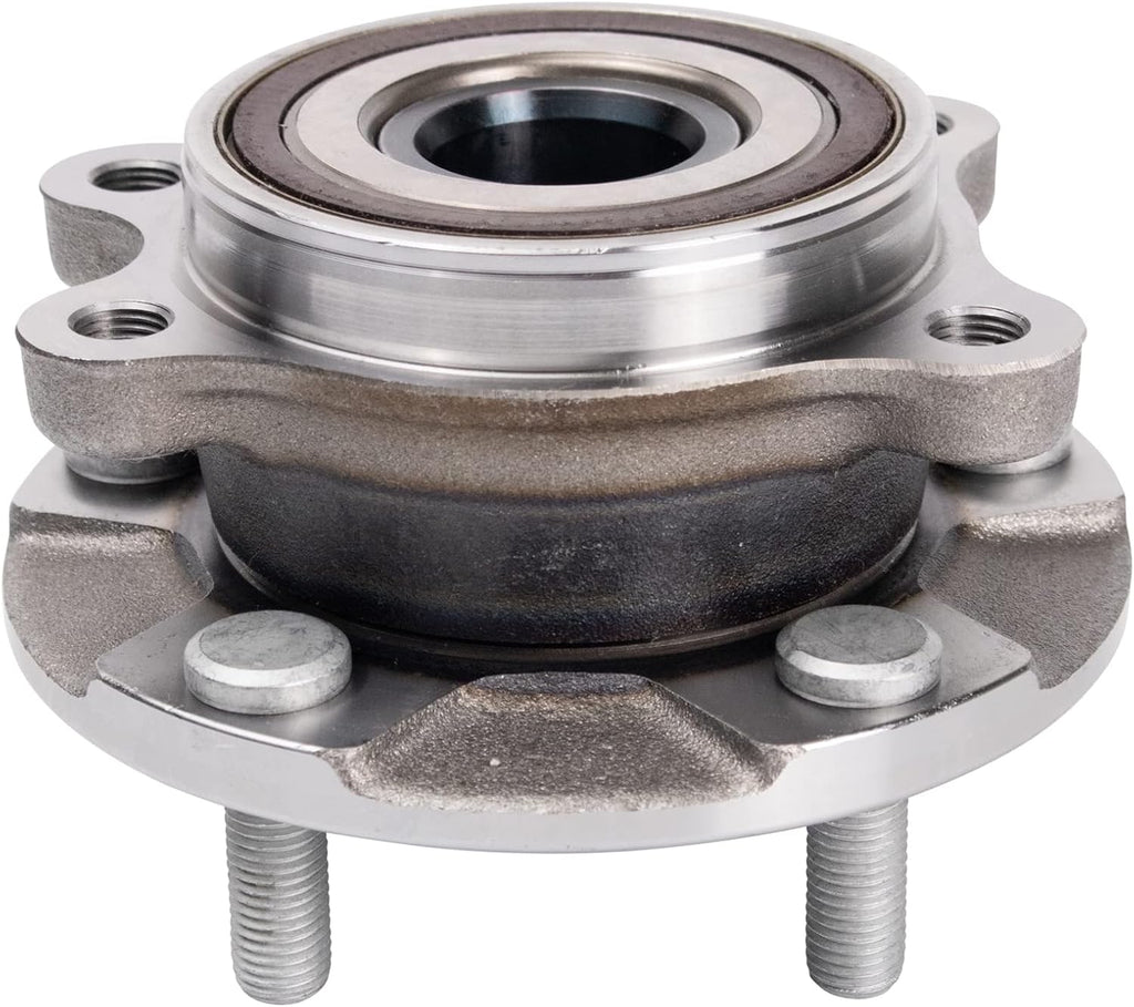 TRQ Front Left and Right Wheel Bearing and Hub Assembly Set 2 Piece Compatible with 2015-2017 Lexus NX200t 2018-2021 NX300 2015-2020 NX300h 2021 NX300h Luxury Base Model