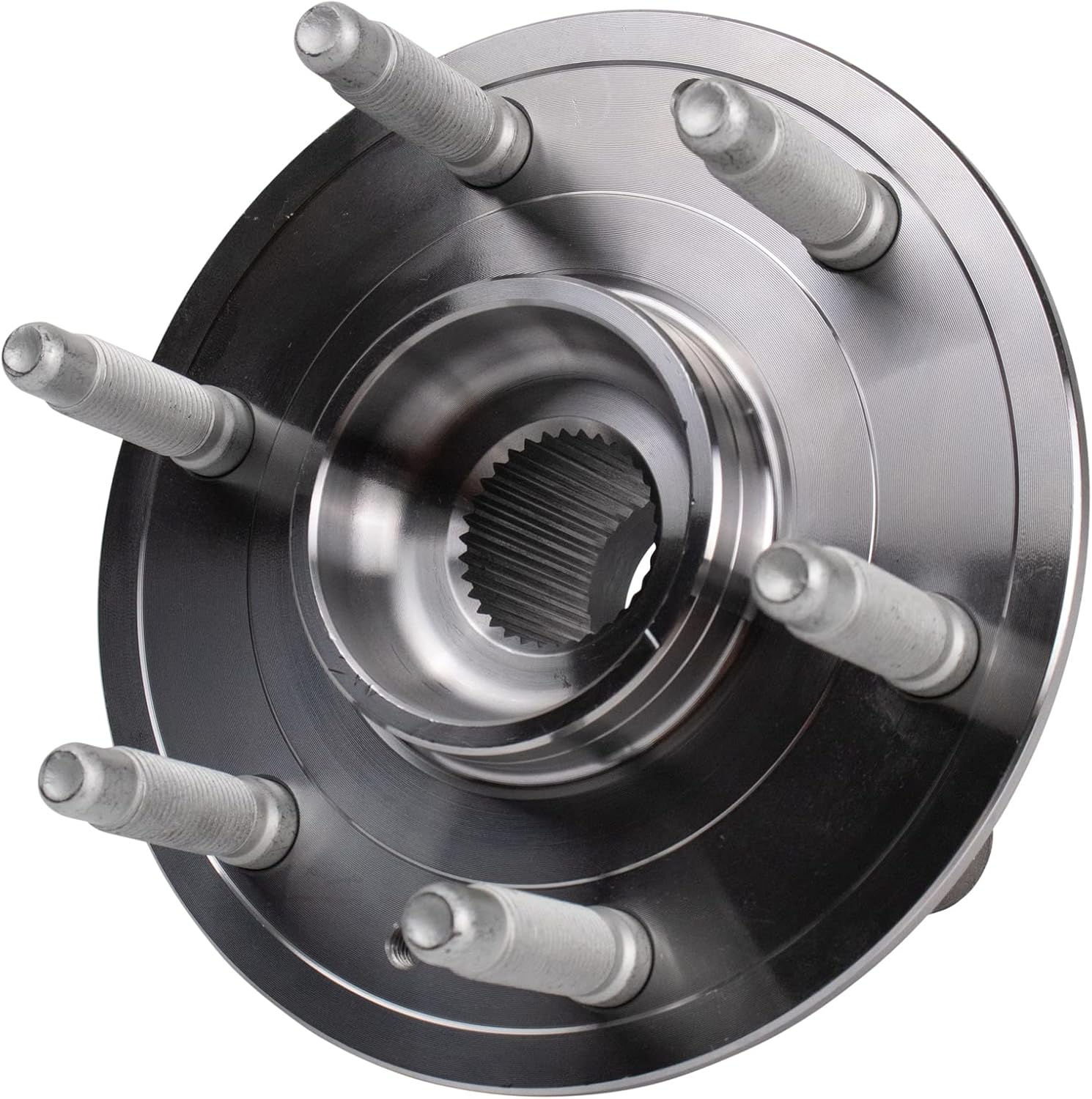 TRQ Front Wheel Bearing and Hub Assembly Set 2 Piece Compatible with 19-23 Chevrolet Silverado 1500 4WD 21-23 Tahoe 4WD 19-23 GMC Sierra 1500 4WD 21-23 Cadillac Escalade 4WD 21-23 Escalade ESV 4WD