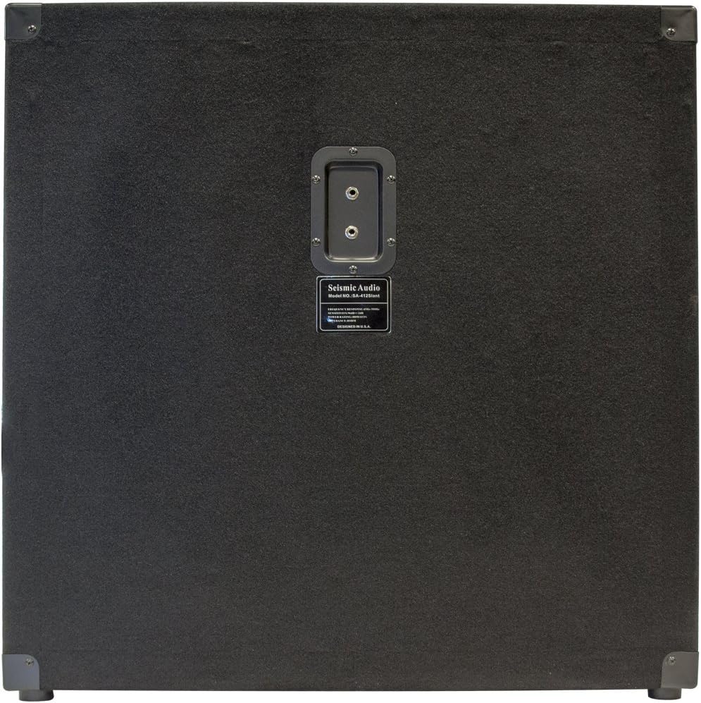 Seismic Audio - 412 Slant GUITAR SPEAKER CABINET - 4x12 400 Watts PA/DJ PRO AUDIO