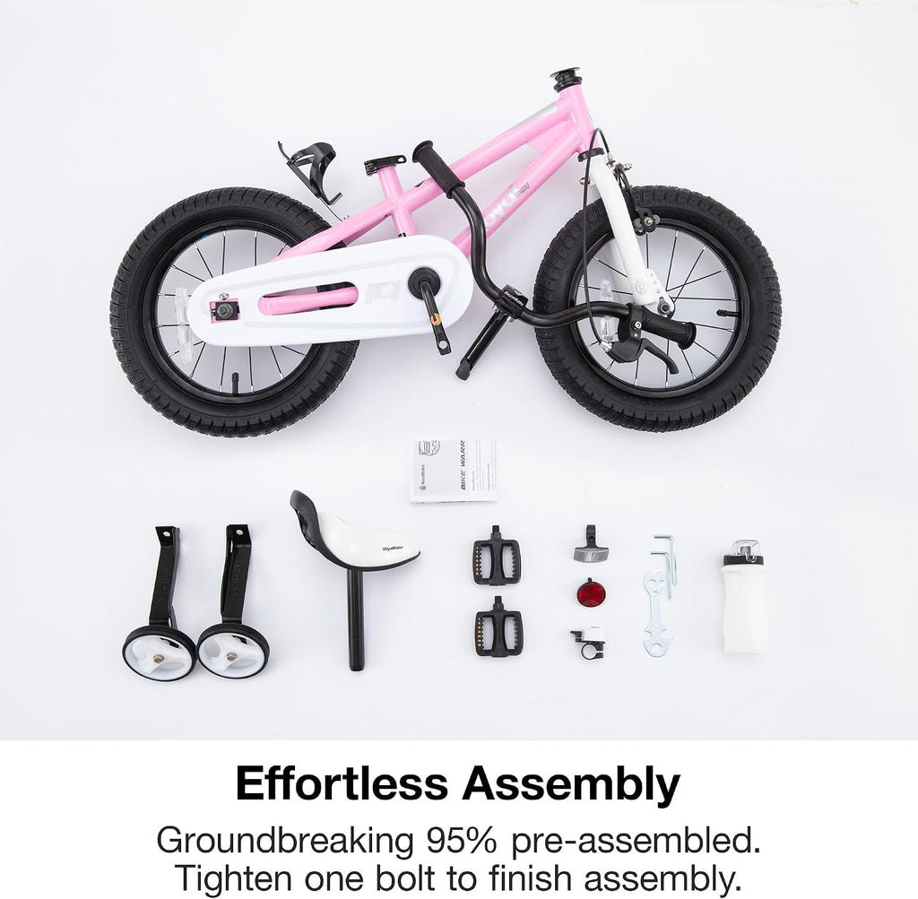 RoyalBaby Kids Bike Freestyle Classic 12 14 16 18 Inch Children Bicycle for Ages 3-10 Years Toddler to Big Kids