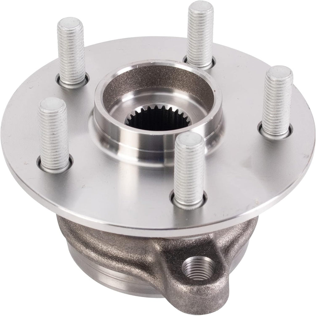 TRQ Front Left and Right Wheel Bearing and Hub Assembly Set 2 Piece Compatible with 20-22 Toyota Corolla LE SE Japan Built Models 1st VIN Digit J 20-22 Corolla Hybrid LE 16-22 Prius 17-22 Prius Prime