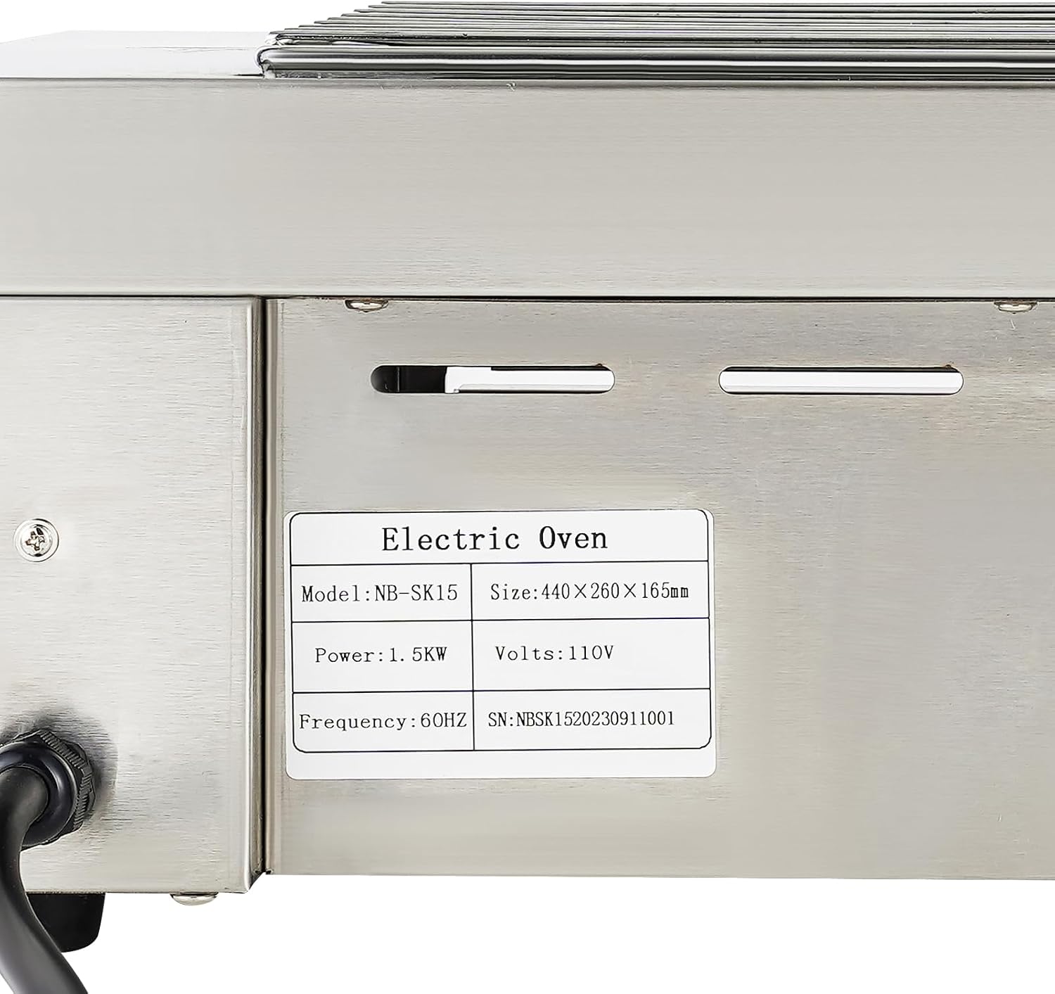 Portable Electric Grill 110V Indoor Smokeless Searing Grill Commercial Yakitori Griddle Stainless Steel Restaurant Korean BBQ Grill 446°F