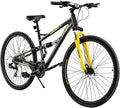 VEVOR Mountain Bike for Men/Women, 20'/26'/29' Sizes, 7/21/24 Speed Twist Shifting, Front or Dual Suspension, Dual Disc Brakes, Comfort Saddle, Sleek Colors
