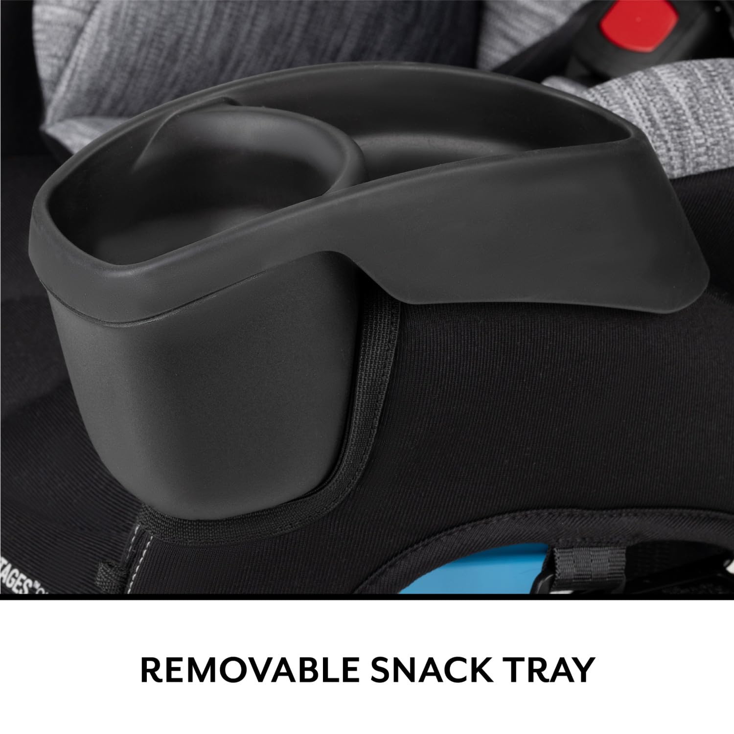 Evenflo All4Stages Slim Plus Canopy 4-in-1 Convertible Car Seat (Baker Gray)