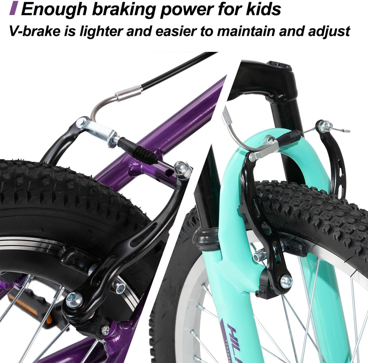 HILAND 20 Inch 26 Inch Mountain Bike for Women Girl, Lock-Out Suspension Fork, Aluminum Frame, Adult Ladies Mens MTB Bicycle