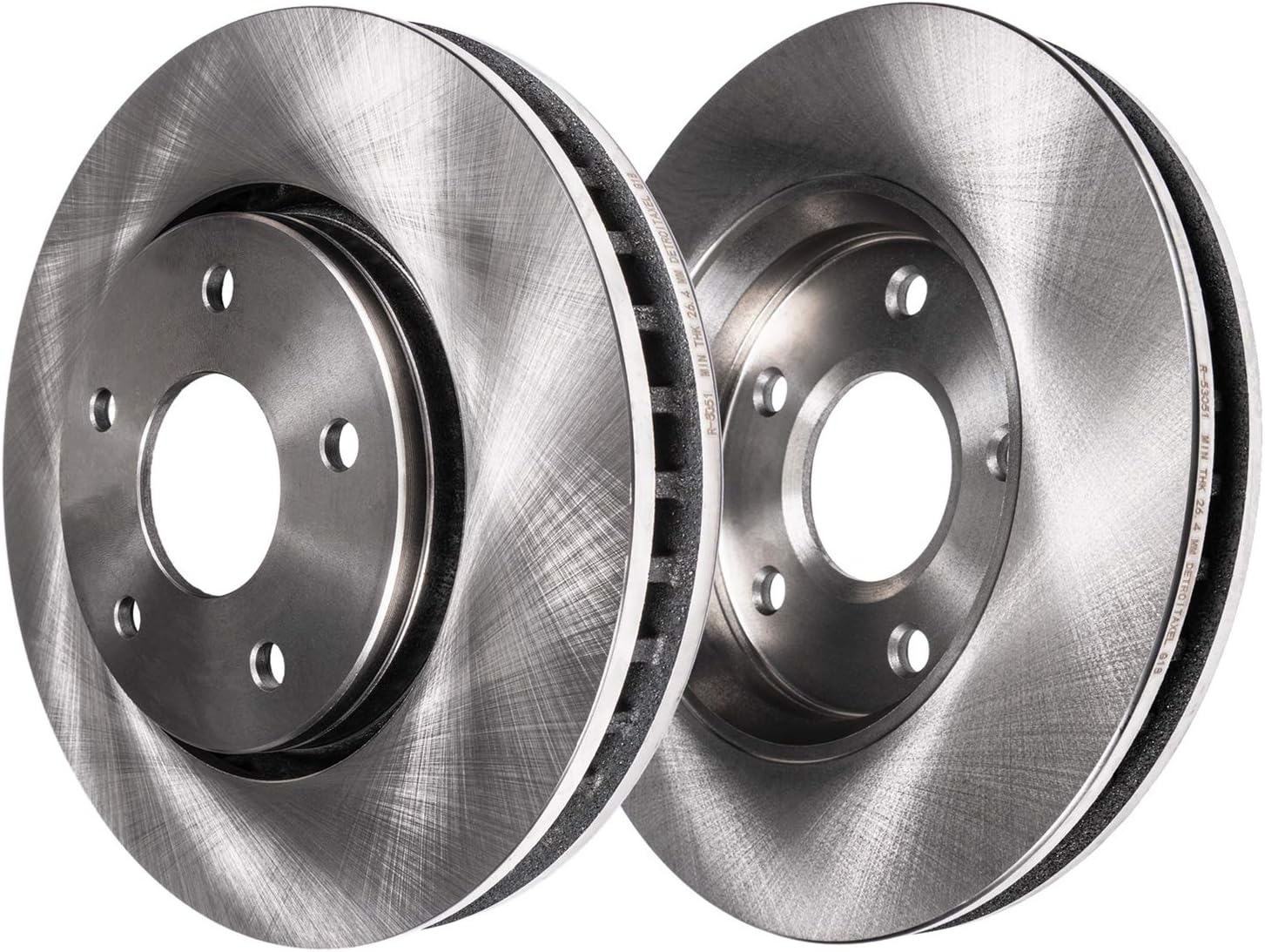 Detroit Axle - Brake Kit for 2003-2011 Ford Crown Victoria Mercury Grand Marquis Marauder, Brake Rotors and Ceramic Brake Pads Front and Rear Replacement: 12.01'' inch Front 11.61'' inch Rear Rotor