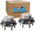 TRQ Rear Left and Right Wheel Bearing and Hub Assembly Set 2 Piece Compatible with 18-22 Buick Enclave FWD 17-22 Cadillac XT5 FWD 20-22 XT6 FWD 18-22 Chevrolet Traverse FWD 17-22 GMC Acadia FWD