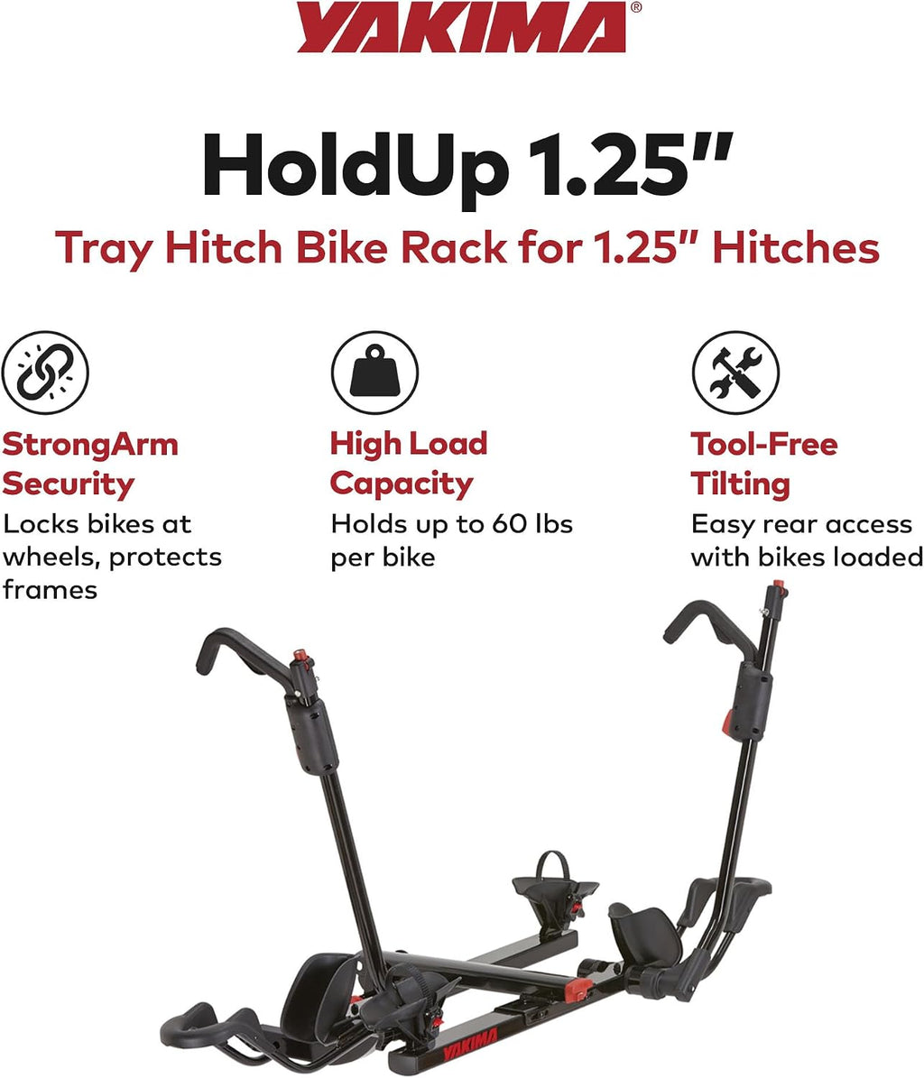 YAKIMA, HoldUp Hitch Mount Tray Bike Rack