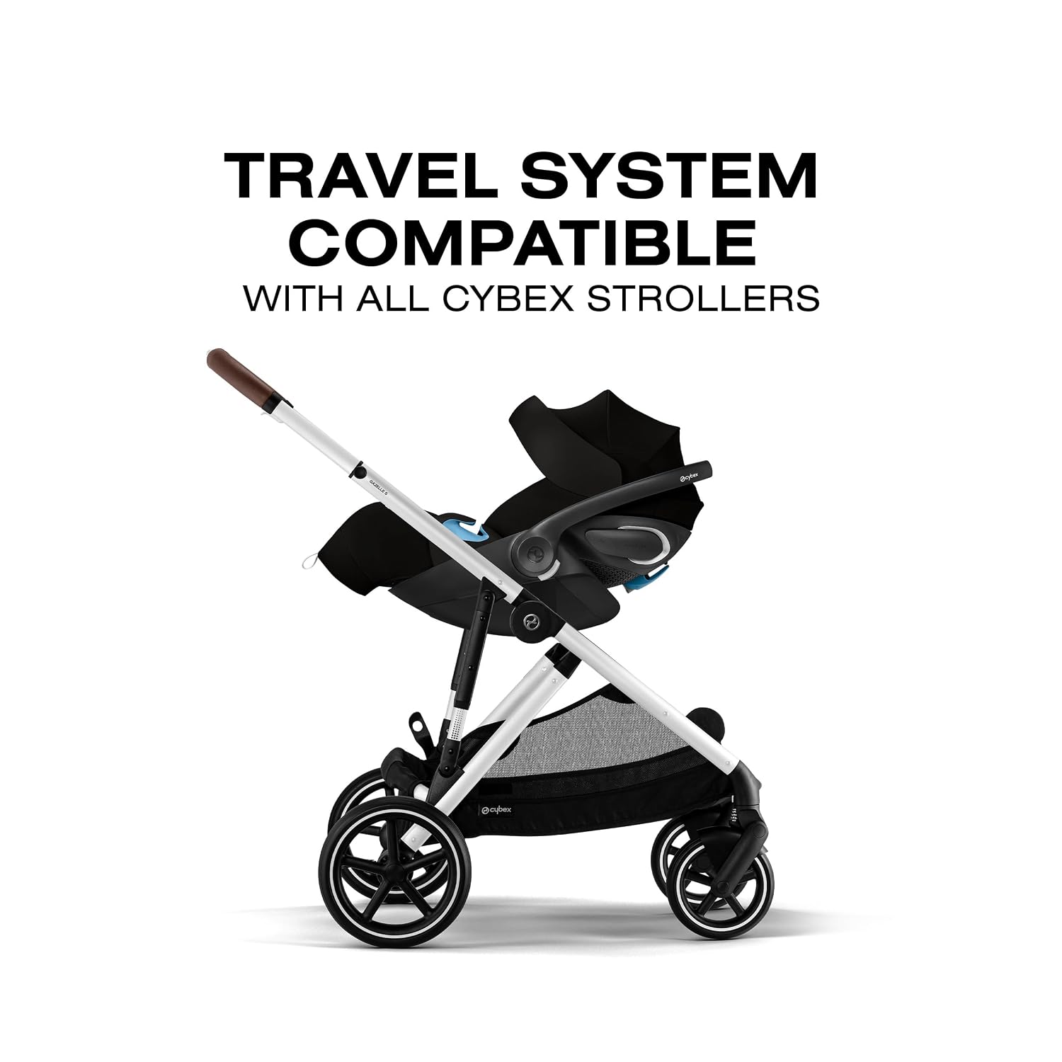 CYBEX Cloud G Pro Comfort Extend Infant Car Seat - Moon Black