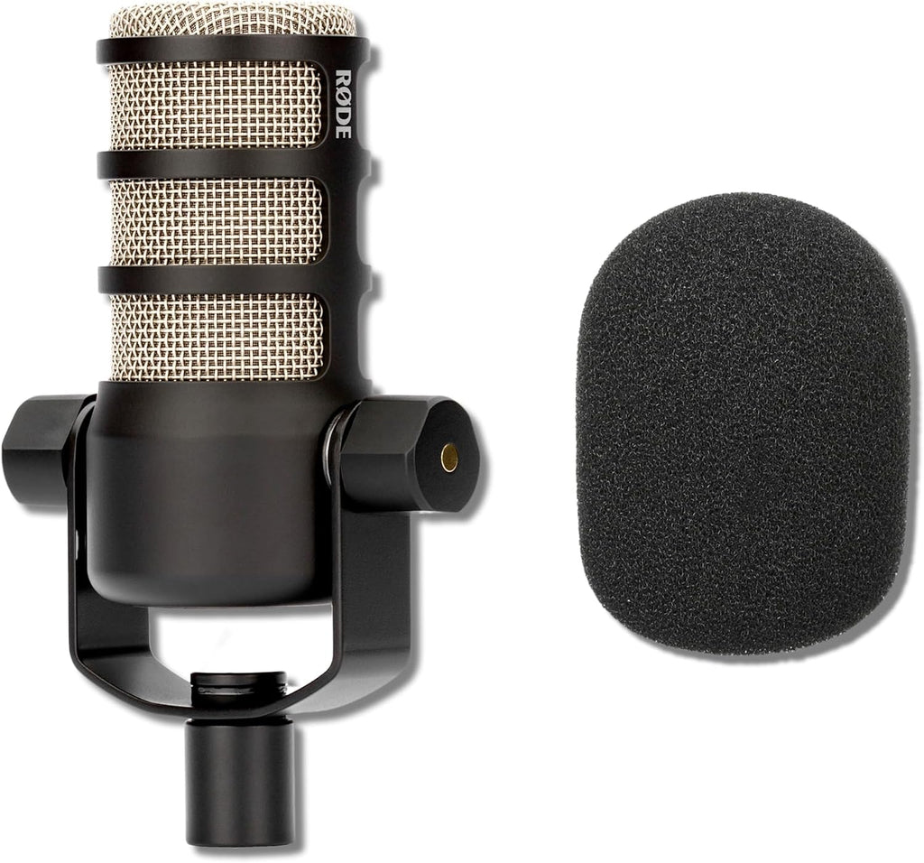 Rode PodMic Dynamic Podcasting Microphone with Rode WS2 Windscreen