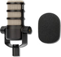 Rode PodMic Dynamic Podcasting Microphone with Rode WS2 Windscreen