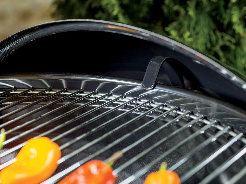 Weber Original Kettle Premium Charcoal Grill, 22-Inch, Black – Outdoor BBQ Grill with Built‑In Thermometer, Heat Control Dampers & One‑Touch™ Cleaning System