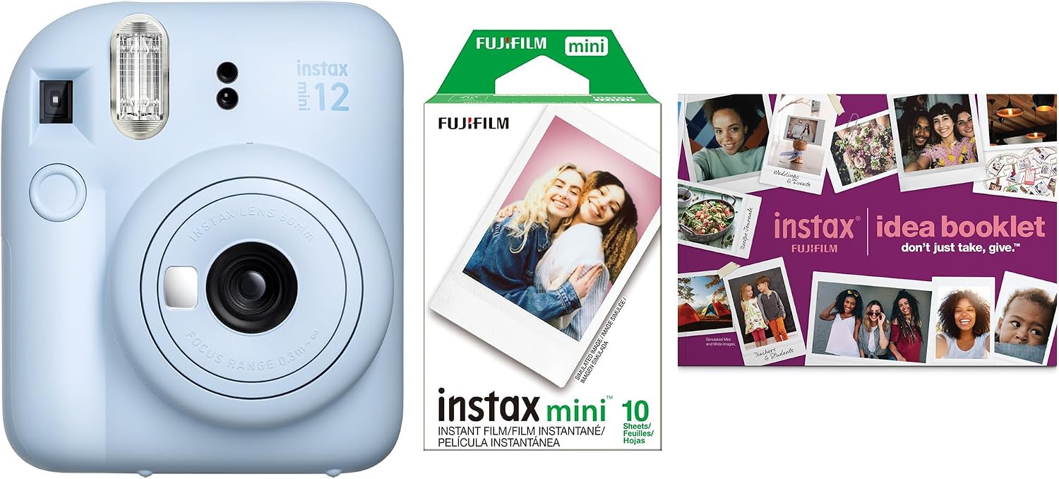 Fujifilm INSTAX MINI 12 Blue Bundle 2025