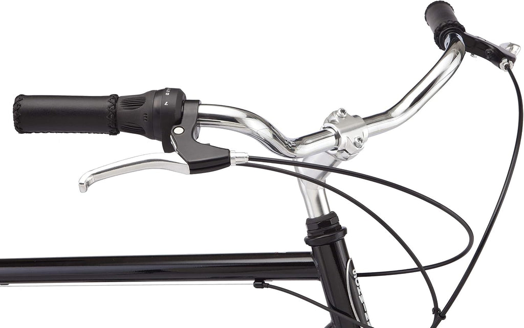 Schwinn Wayfarer Hybrid Bike, 700c Mens and Womens Bike, 7-Speed Hybrid Bicycle, Retro Steel Frame, Front and Rear Linear Pull Brakes, Fenders, Cargo Space, Adult Bicycle