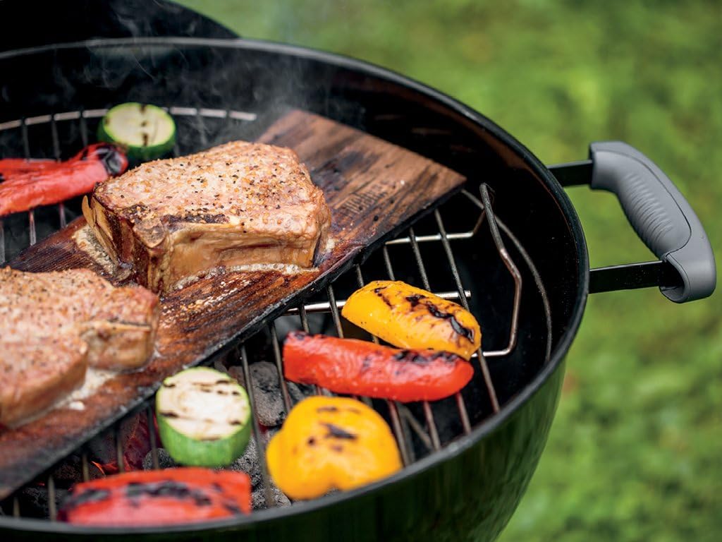 Weber Original Kettle Charcoal Grill, 18-Inch, Black – Classic Outdoor BBQ Grill with One‑Touch™ Cleaning System & Precise Temperature Control Dampers