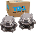 TRQ Rear Driver and Passenger Side Wheel Bearing and Hub Assembly Set 2 Piece Compatible with 2019-2023 Nissan Altima Front Wheel Drive