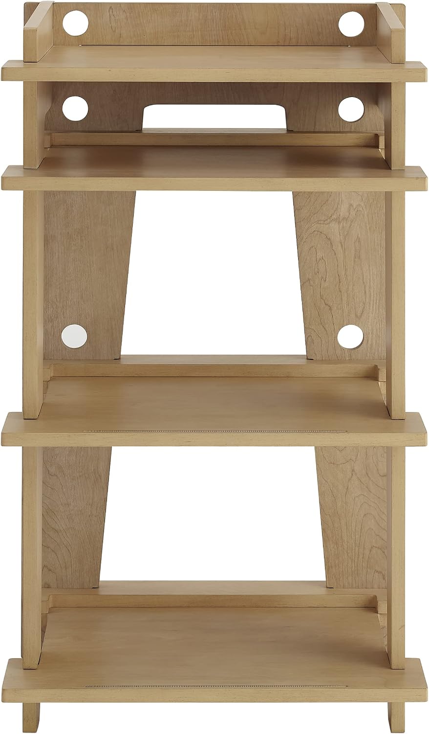 Crosley Furniture Soho Record Player Stand, Media Console with Vinyl Storage, Modern Home Organizer, Natural