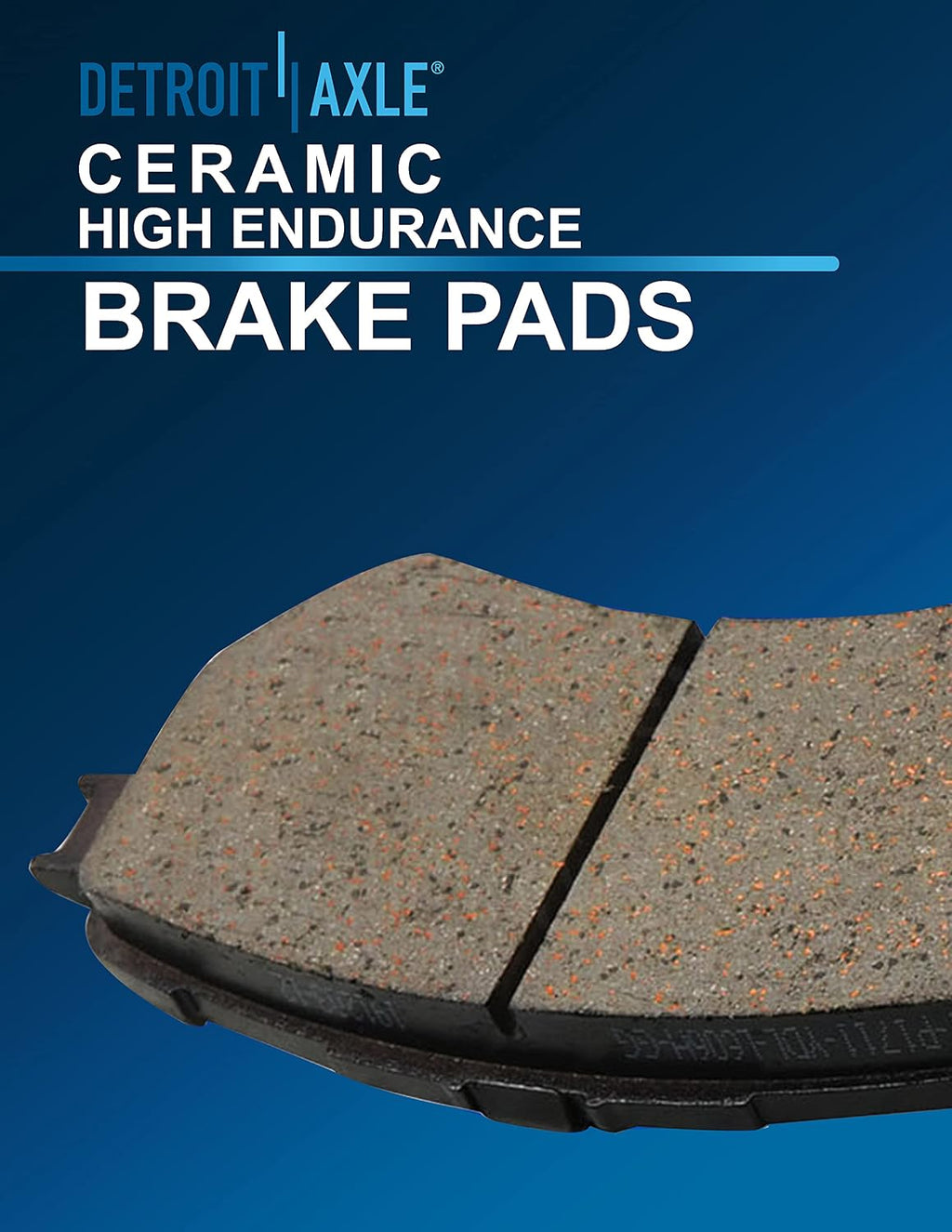 Detroit Axle - Brake Kit for 2007 2008 2009 2010 Ford Edge Lincoln MKX Disc Brake Rotors Ceramic Brake Pads Replacement: 12.60' inch Front Rotor and 11.88' inch Rear Rotor