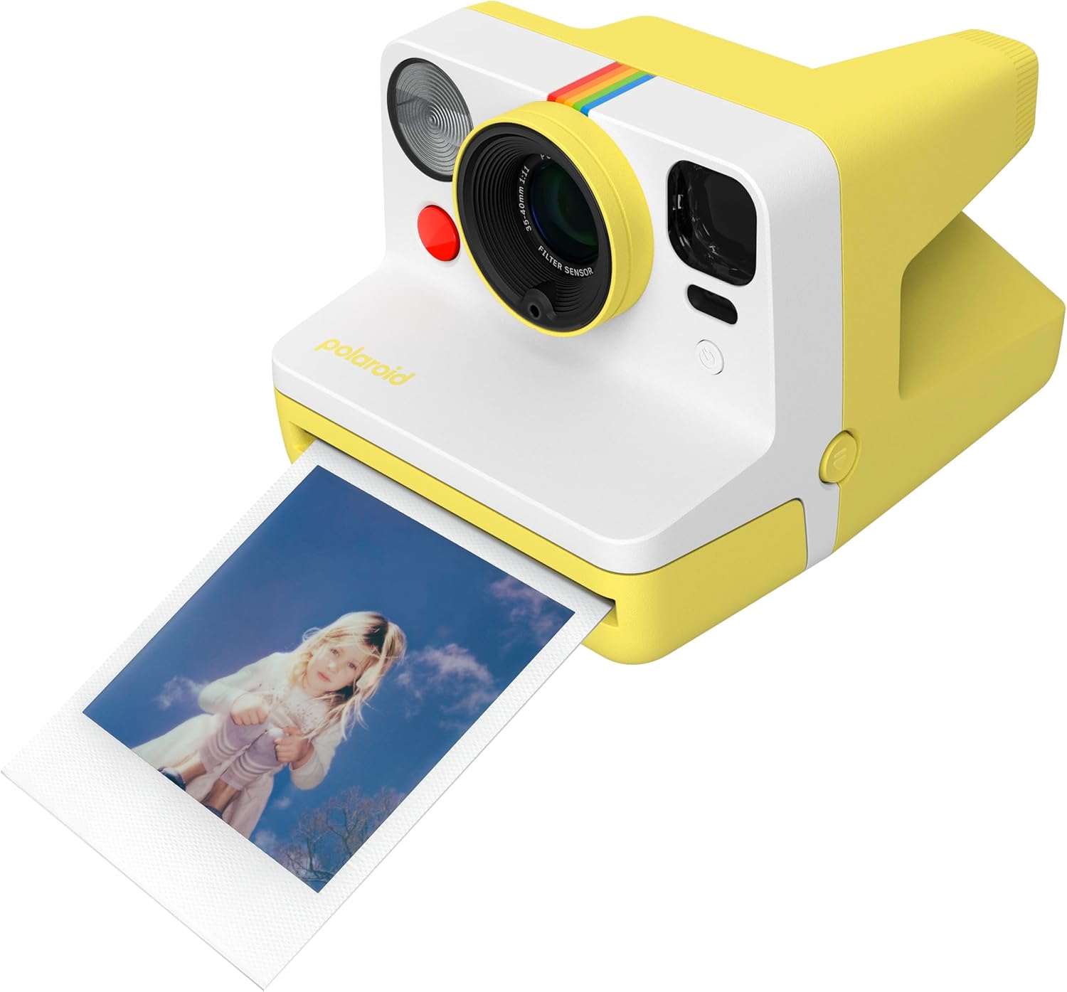 Polaroid Now 3rd Generation I-Type Instant Film Camera - Yellow - Camera Only No Film (9158)