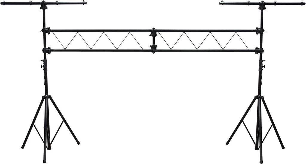 Harmony Audio HA-TRUSSKIT Pro Audio DJ 10 Foot Lighting Truss Package with (2) Tripod Stands
