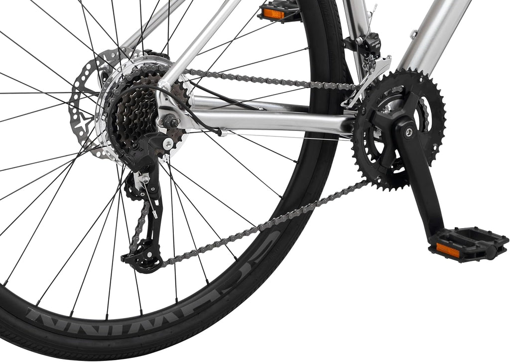 Schwinn Sporterra RX Gravel Bike, 700c Mens and Womens Bike, 14-Speed Drop Bar Gravel Bicycle, Mechanical Disc Brakes, Rigid Fork, Aerodynamic Riding Position, Quick Release Seat Post, Adult Bicycle | Drop Bar, Gravel Bicycle, Rigid Fork