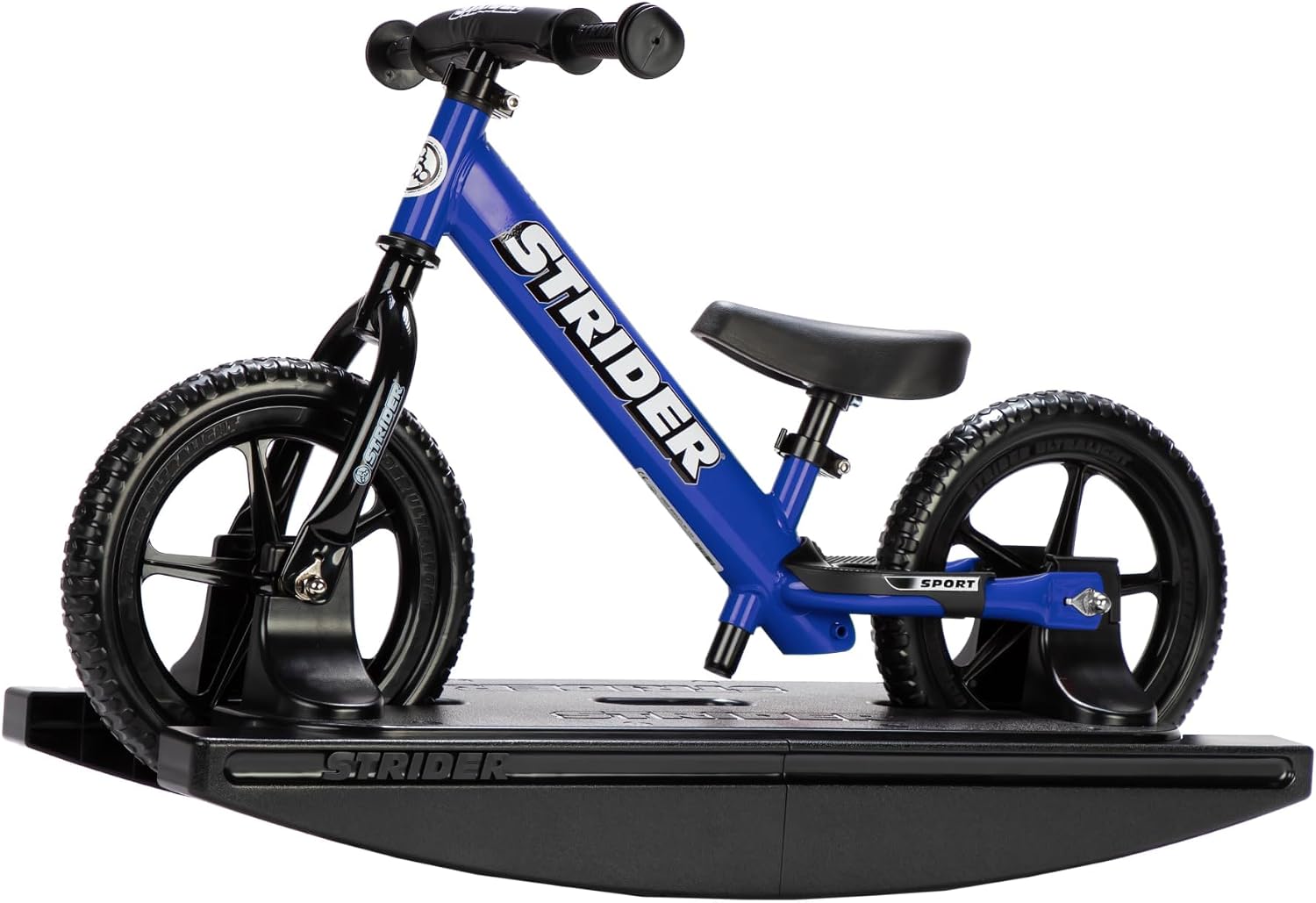 Strider Sport 2-in-1 Rocking Bike - Helps Teach Baby How to Ride a Balance Bicycle - for Kids 6 Months to 4 Years - Easy Assembly & Adjustments