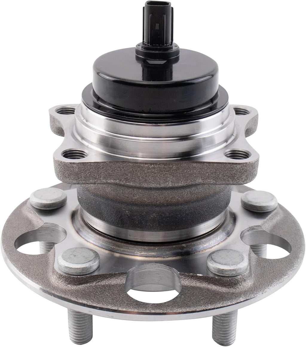 TRQ Rear Driver and Passenger Side Wheel Bearing and Hub Assembly Set 2 Piece Compatible with 19-23 Toyota RAV4 Front Wheel Drive Japan Built Models 1st VIN Digit J 20-23 Camry Front Wheel Drive