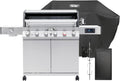 Monument Grills 6+1 Burner Smart Tech Propane Gas Grill, Denali 605Pro Stainless Steel Grill 78,000 BTU Outdoor Garden Barbecue Grill with Side Sear Burner, Cooking Plate, Cover and Rotisserie Kit