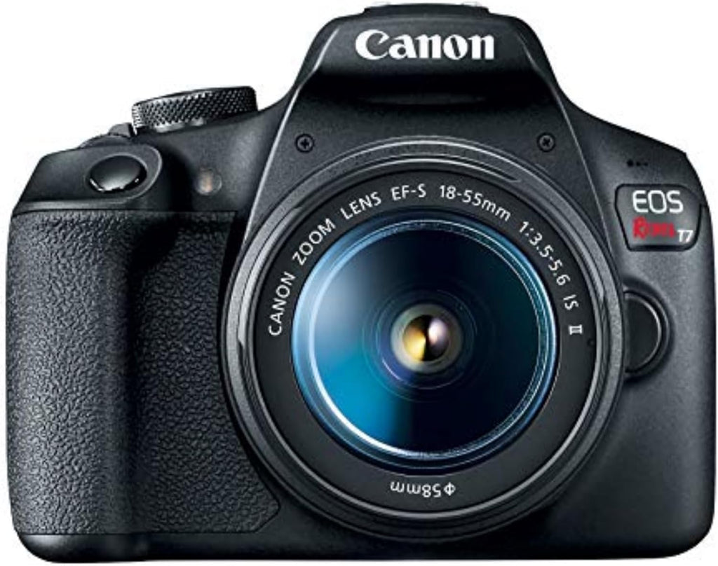 Canon EOS Rebel T7 DSLR Camera EF-S 18-55mm f/3.5-5.6 is II Lens Kit, 24.1 Megapixel CMOS (APS-C) Sensor, Full HD Videos, Built-in Wi-Fi, Beginner Photographers, Digital Camera, Black
