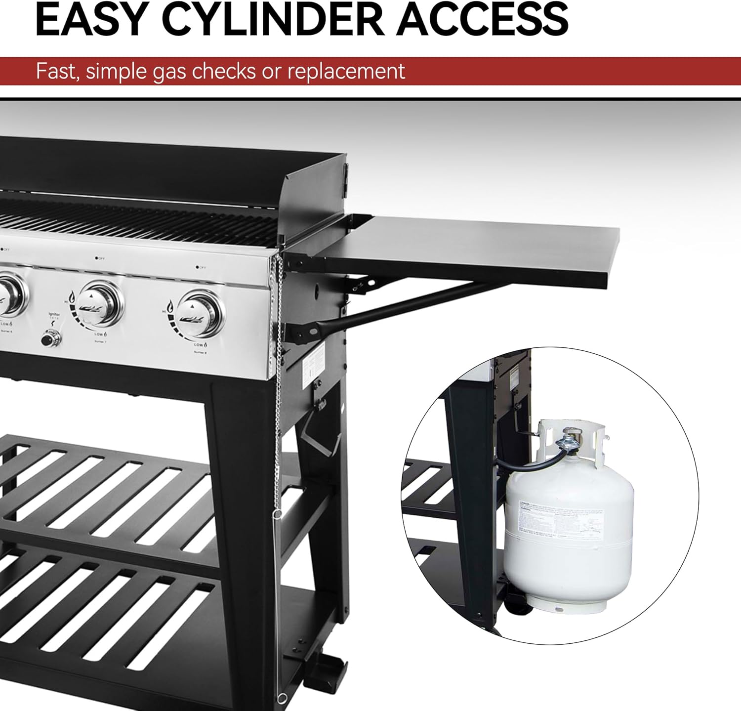 Royal Gourmet 8-Burner Gas Grill, 104,000 BTU Liquid Propane Grill, Independently Controlled Dual Systems, Outdoor Party or Backyard BBQ, Black