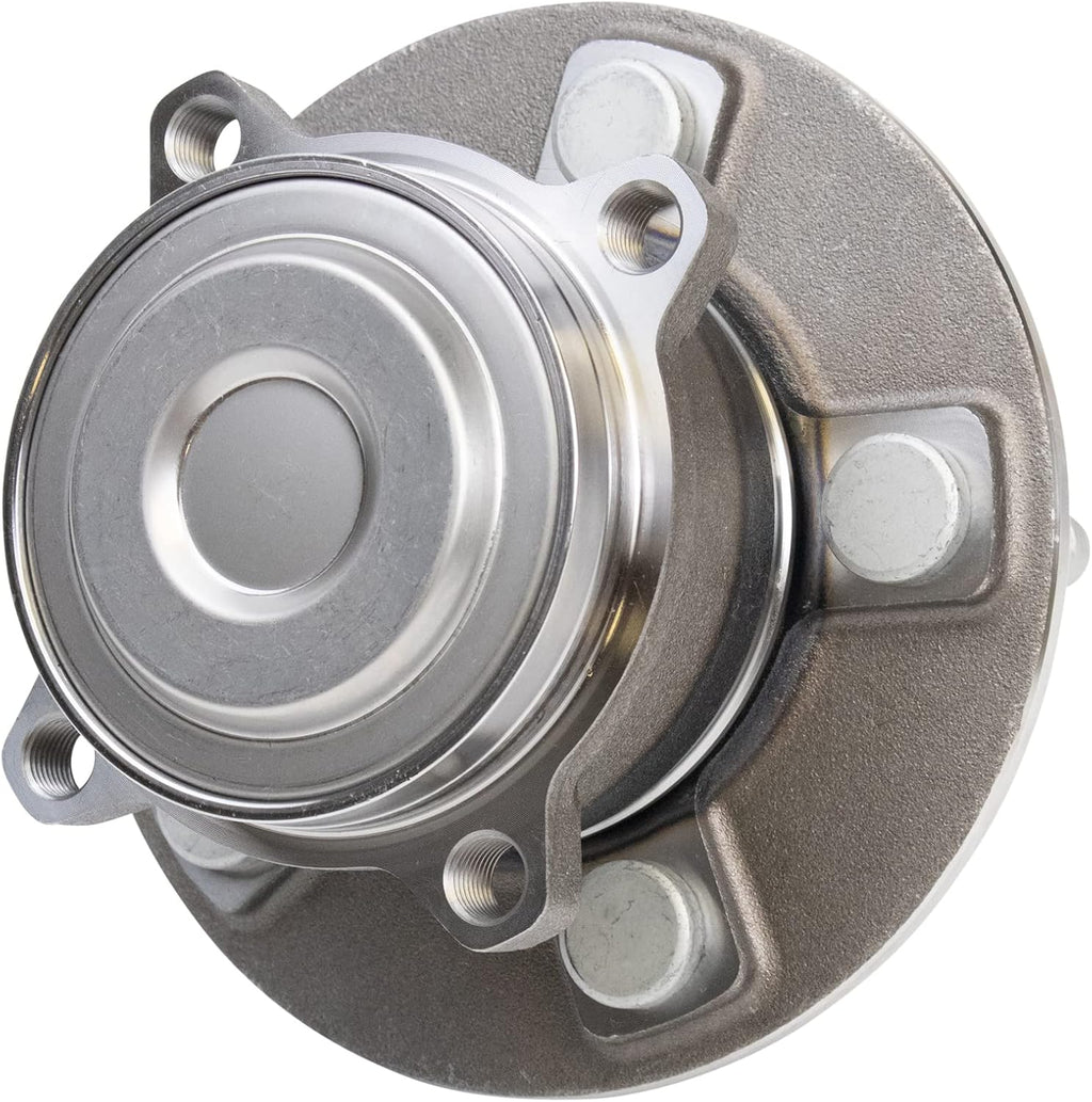 TRQ Front Left and Right Wheel Bearing and Hub Assembly Set 2 Piece Compatible with 2012-2016 Tesla S