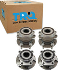 TRQ Front and Rear Wheel Bearing and Hub Assembly Set 4 Piece Compatible with 16-23 Subaru Crosstrek excluding Hybrid 14-18 Forester 2014 Impreza Limited Sport Limited 15-21 Impreza 14-15 XV Crosstrek